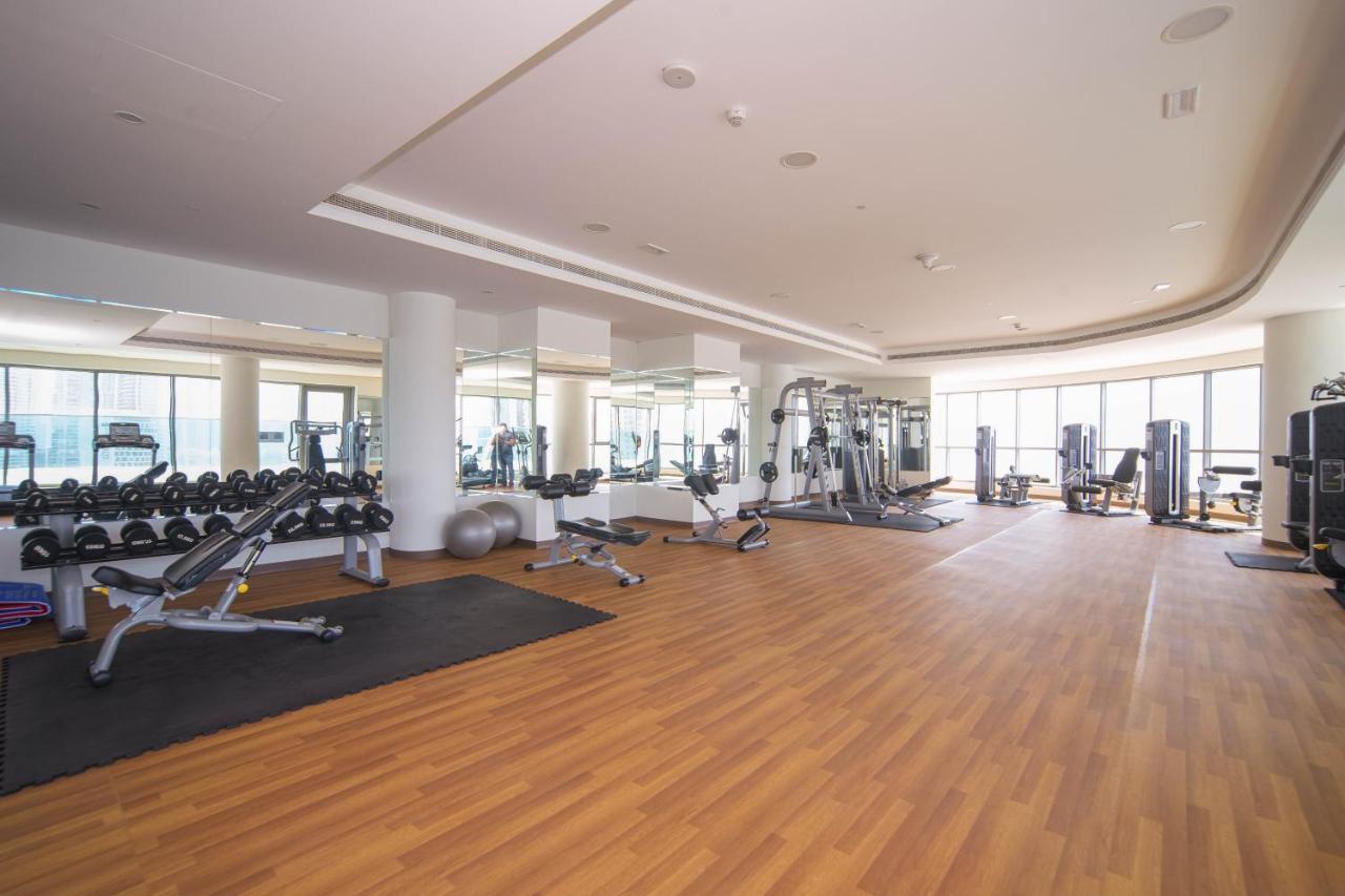 Elegant 2Br View With Rooftop Pool The Bay Dubai Bagian luar foto