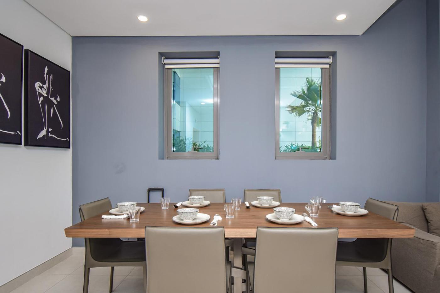 Elegant 2Br View With Rooftop Pool The Bay Dubai Bagian luar foto